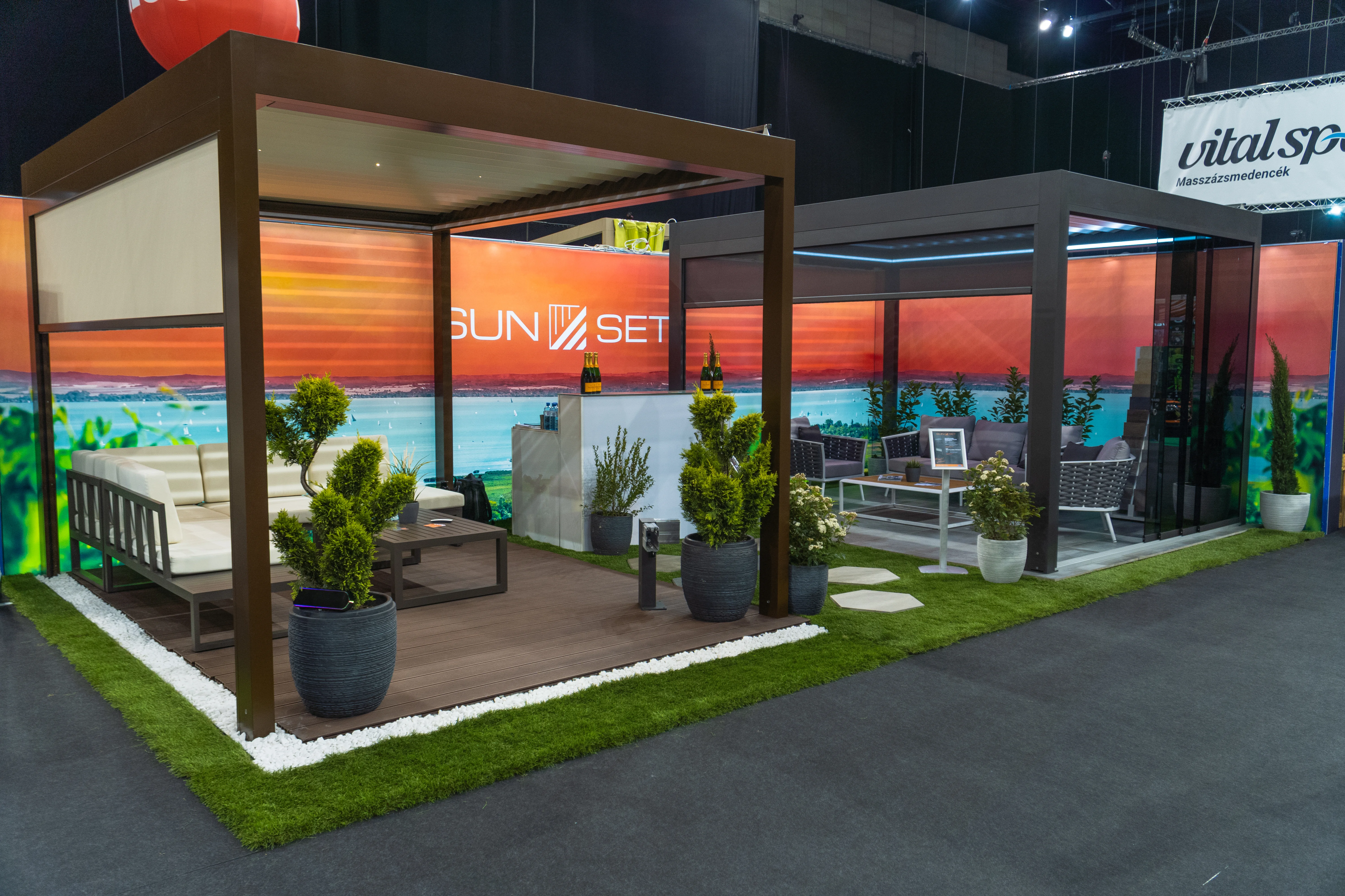 Bioklimatikus (sunguard) pergola tervezése és telepítése Budapesten, 2022-ben