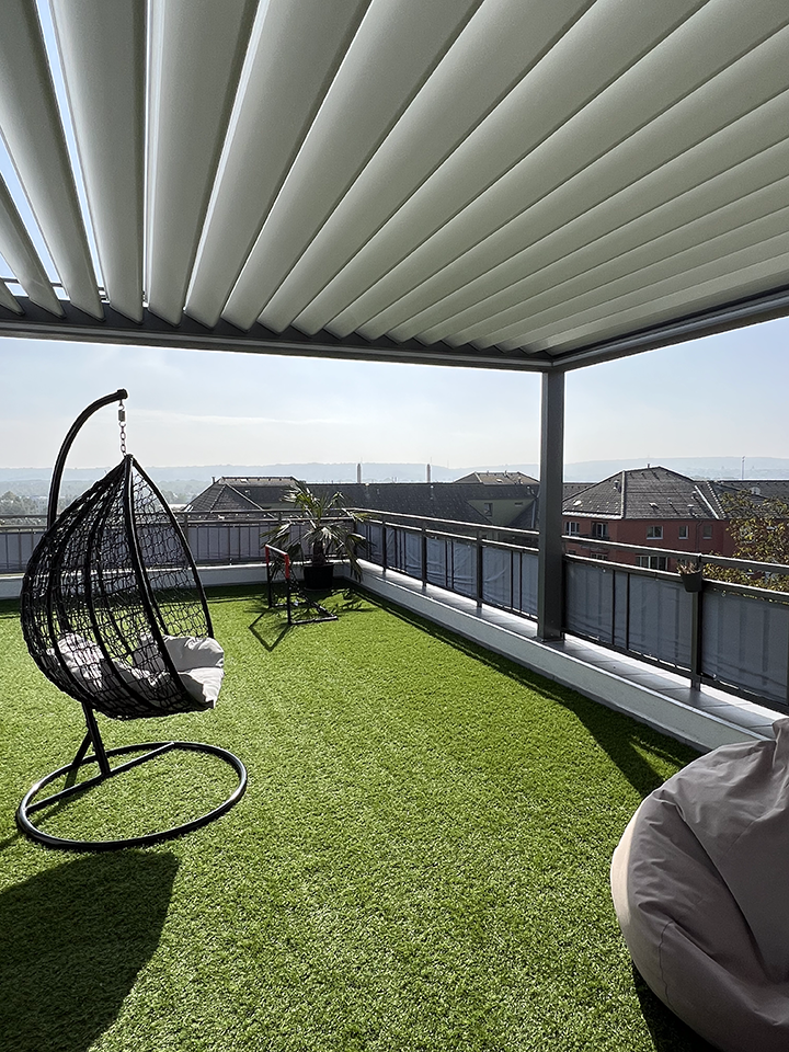 Bioklimatikus (sunguard) pergola tervezése és telepítése Budapesten, 2022-ben